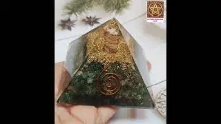 💠TO KNOW BENEFITS AND USES OF♾️ GREEN JADE ORGONITE 🔺PYRAMID SEE 👁️&zwj;🗨️FULL VIDEO.