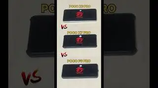 POCO X6 PRO vs POCO X7 PRO vs POCO F6 PRO | - FREE FIRE TEST | #freefire #shorts#shortsfeed #poco