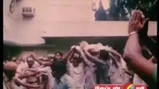 Dr.M.G.Ramachandran [MGR] Last Journey From his Home Ramavaram Gardens