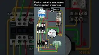 Electric contact pressure #electrical #diyelectrical #electricalcontrolpanel #electricalwiring