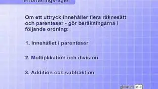 Prioriteringsregler