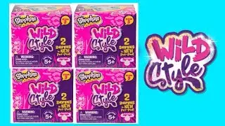 Shopkins Season 9 Wild Style Pet Pods Blind Bags Opening