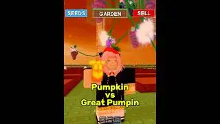 Pumpkin vs Great Pumpkin #roblox #growagarden