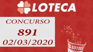 Resultado da Loteca &ndash; Loteca 891 &ndash; 02/03/2020