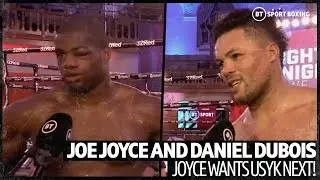 Joe Joyce calls outs Oleksandr Usyk after incredible win over Dubois!