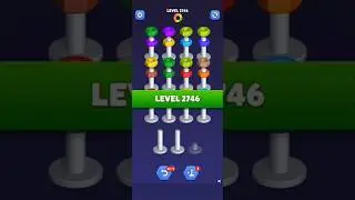 Nut Sort Level 2746 - Color Puzzle Game by Kiwi Fun #games #puzzle #NutSort #NutSortSolution