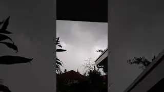Freaky skies!  Sunny and now, it's like storm coming down on us! 2:13pm 8th March 2018