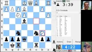 LIVE Blitz #2311 (Speed) Chess Game: English opening