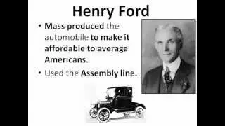 GPS SSUSH16b Henry Ford Mass Production [Video 83]