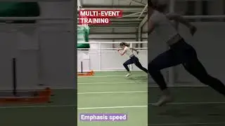 Track shorts MULTI-EVENT TRAINING - train smart, combine elements, emphasis speed #shorts shorts