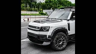 Dry carbon fiber body kit Lumma style for Defender #defender #defenderlife#defenderlifestyle