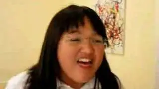nikki eats some dog food