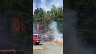 LES POMPIERS UTILISENT UN CANADAIR POUR CET INCENDIE #bspp #pompier #pompiers #incendies #remiragnar