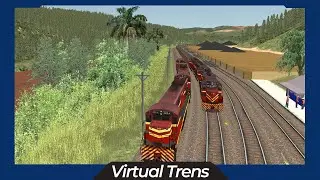 Open Rails | Aux&iacute;lio no Ramal do Paraopeba &ndash; RFFSA Anos 80