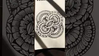 In a short time draw a beautiful mandala drawing #treading #viral #art #drawing #suscribe