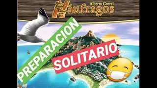 😍😍NÁUFRAGOS JUEGO DE MESA (SOLITARIO) PREPARACIÓN!!!!!!!!