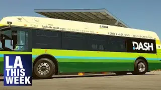 Los Angeles Department Of Transportation's Fleet of New Eco-Friendly Buses