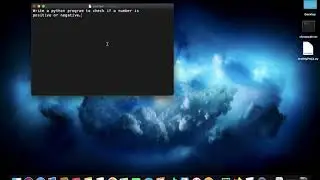 How to solve a problem and write a Solution for it in Python? (Check if a number is +/-)