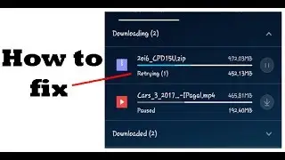 How to fix Retry Download in uc browser