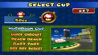 Mario Kart Double Dash!! Mushroom Cup (50cc-40pts)