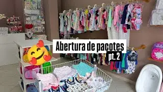 pt. 2 ABRINDO OS PACOTES DAS NOVIDADES ❤️