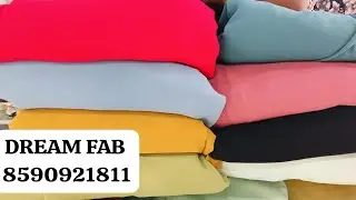 GEORGETTE PLAIN. RS:85/- DREAM FAB :8590921811