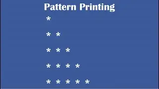 C Practical and Assignment Programs-Pattern Printing 1