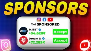 How To Get SPONSORSHIP On YouTube & Reels! Sponsorship Kaise Le