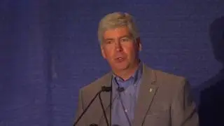 Rick Snyder at SBAM's 2010 Annual Meeting in East Lansing