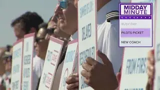 Southwest Airlines pilots picket at Dallas Love Field