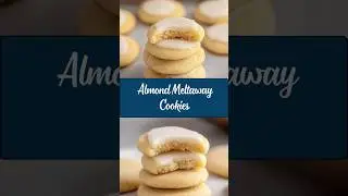 Almond Meltaway Cookies Recipe ✨🍪 Buttery & Irresistible!