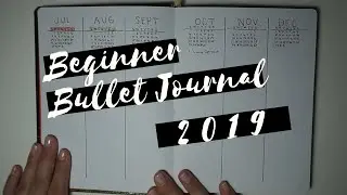 Beginner Bullet Journal Flip Through 2019 (Minimalist)