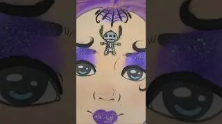 Boney Stitch #facepainting #facepainter #faceart #entertainer #stencil #halloween #art #skeleton