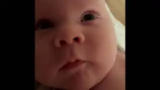 7 week old baby says hello!