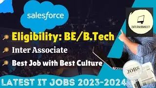 Salesforce Hiring 2024 Batch | OFF Campus Drive For 2025 , 2024 , 2023 Batch | Latest Fresher