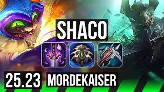 SHACO vs MORDEKAISER (JGL) | 900+ games | EUW Master | 25.23