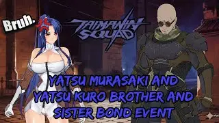 Открытое бета-тестирование Taimanin Squad Яцу Мурасаки и Яцу Куро Брат и сестра Бонд Событие Mobile