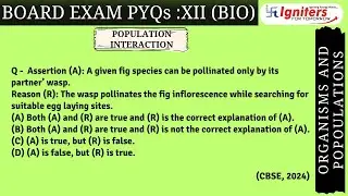 Assertion (A): A given fig species can be pollinated only by its partner&rsquo; wasp.Reason (R): The was..