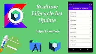 How to Implement Realtime Lifecycle Update list in Jetpack Compose | Android | Kotlin | Make it Easy