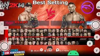 Лучший сеттинг для WWE '13 и WWE 2K14 Wii Новая игра для эмулятора Dolphin MMJR 2.0 на Android|Ге...