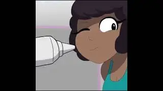 catgirl cream filling animation ate school