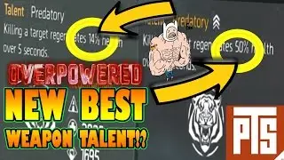 MOST INSANE WEAPON TALENT! | PTS 1.4 Patch | The Division | MASSIVE WEAPON TALENT BUFF!