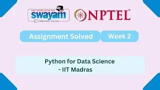 Python For Data Science Week 2 || NPTEL Answers 2026 || #nptel #nptel2026 #myswayam