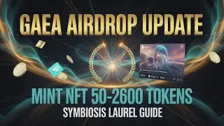 Gaea airdrop update | Mint NFT for 50&ndash;2,600 TOKEN per wallet | Symbiosis Laurel NFT guide