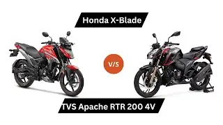 Honda X-Blade vs TVS Apache RTR 200 4V | BikeChuno