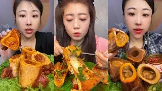 asmr super fatty spicy bone marrow mukbang - thánh ăn tủy xương siêu cay - mukbang eating show #726