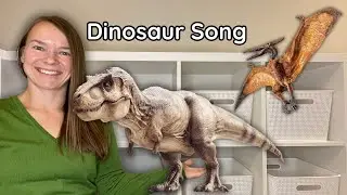 Fun Dinosaur Song for Kids | T-Rex, Pteranodon, Triceratops & More #dinosaursforkids #circletime