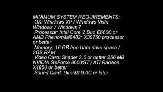 Modern Warfare 3 Official System Requirements NOT FAKE!
