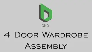 DND 4 Door Wardrobe