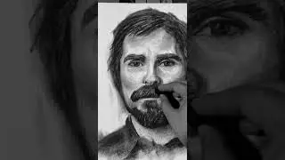 Charcoal free hand exercise #creative #art #charcoal # #creativeideas #youtubeshorts #sketch